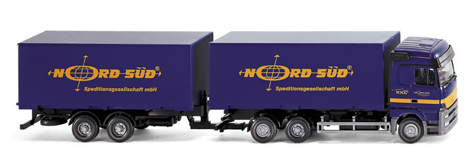 5990341 Wechselkoffer - Zentralachsh&auml;ngerzug (MB Actros)